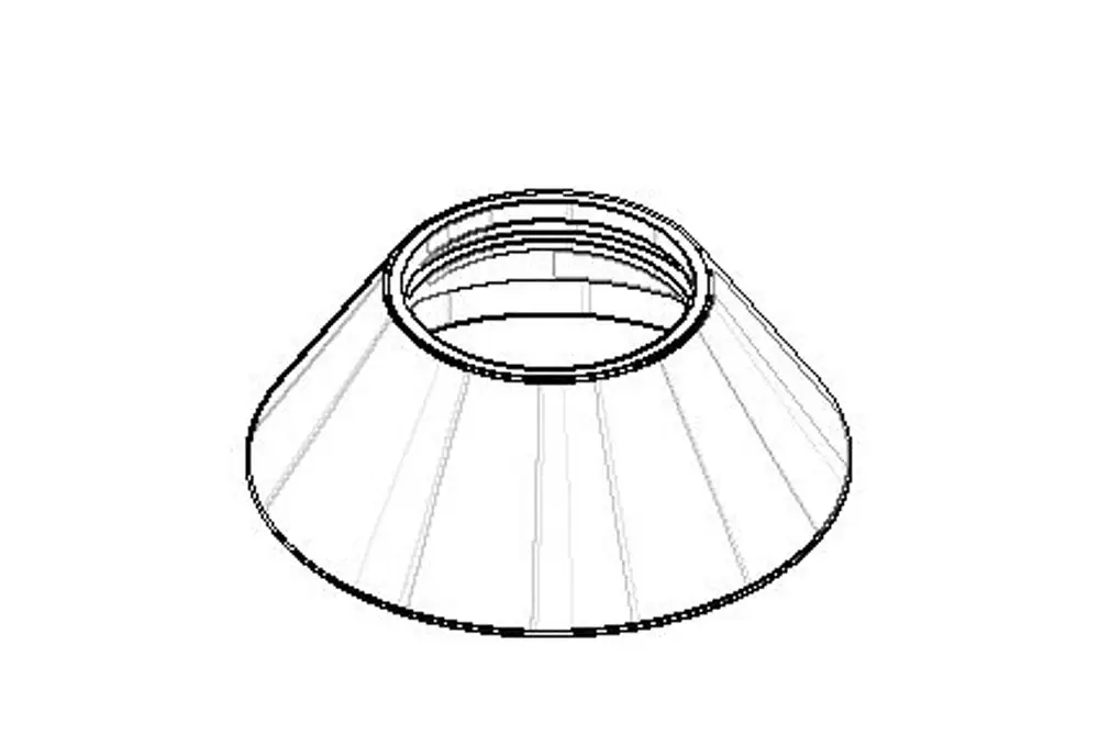 DORNBRACHT Rosette ERSATZTEILE 092794006 D. 69 x 25 mm Chrom, 092794006-00 Galeriebild 1